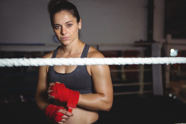 entrenamiento boxeo mujer